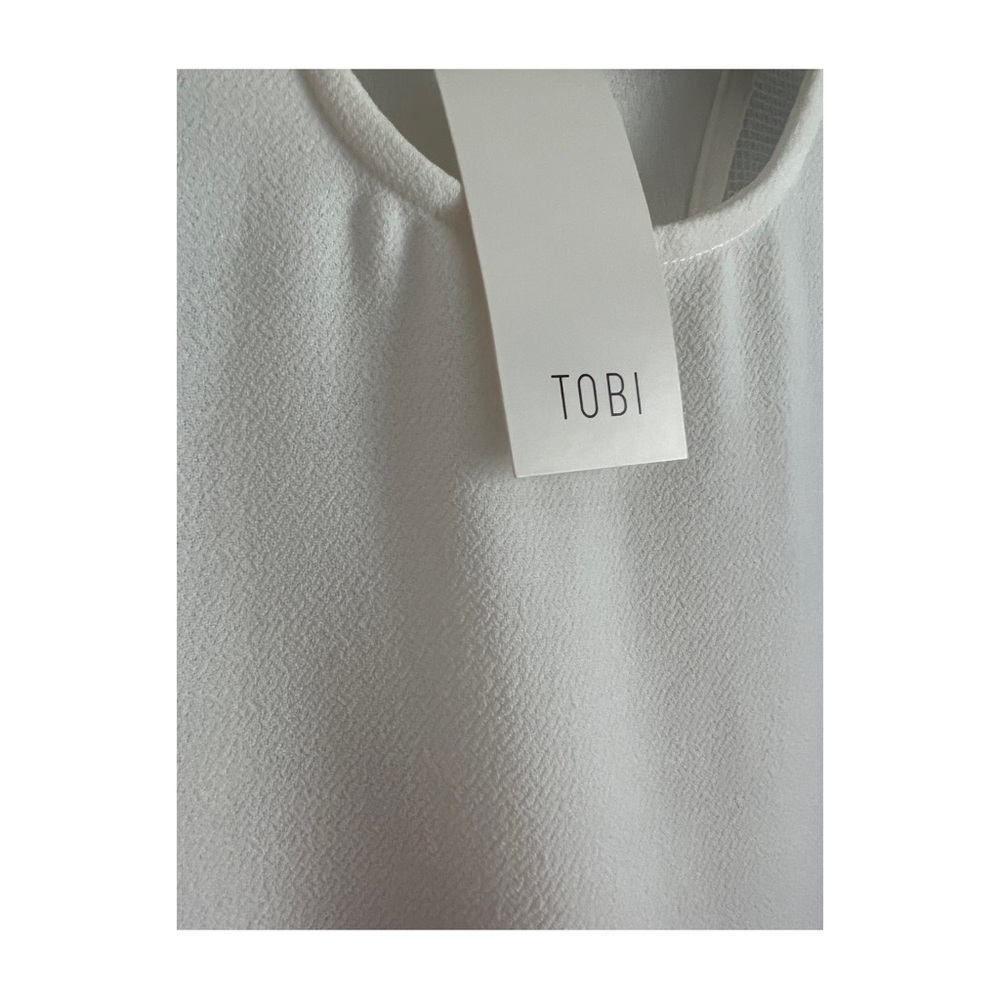 NWT Tobi Dress - A Step Above - Pink & White Color Block Dress / Small - Picture 6 of 8